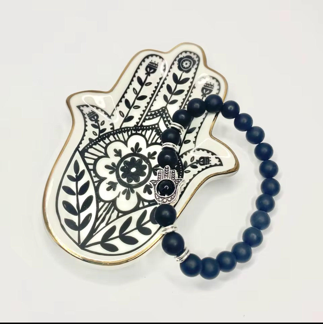 Sacred Hamsa Trinket Tray
